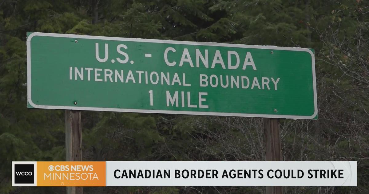 Canadian border agents prepare for possible strike - CBS Minnesota