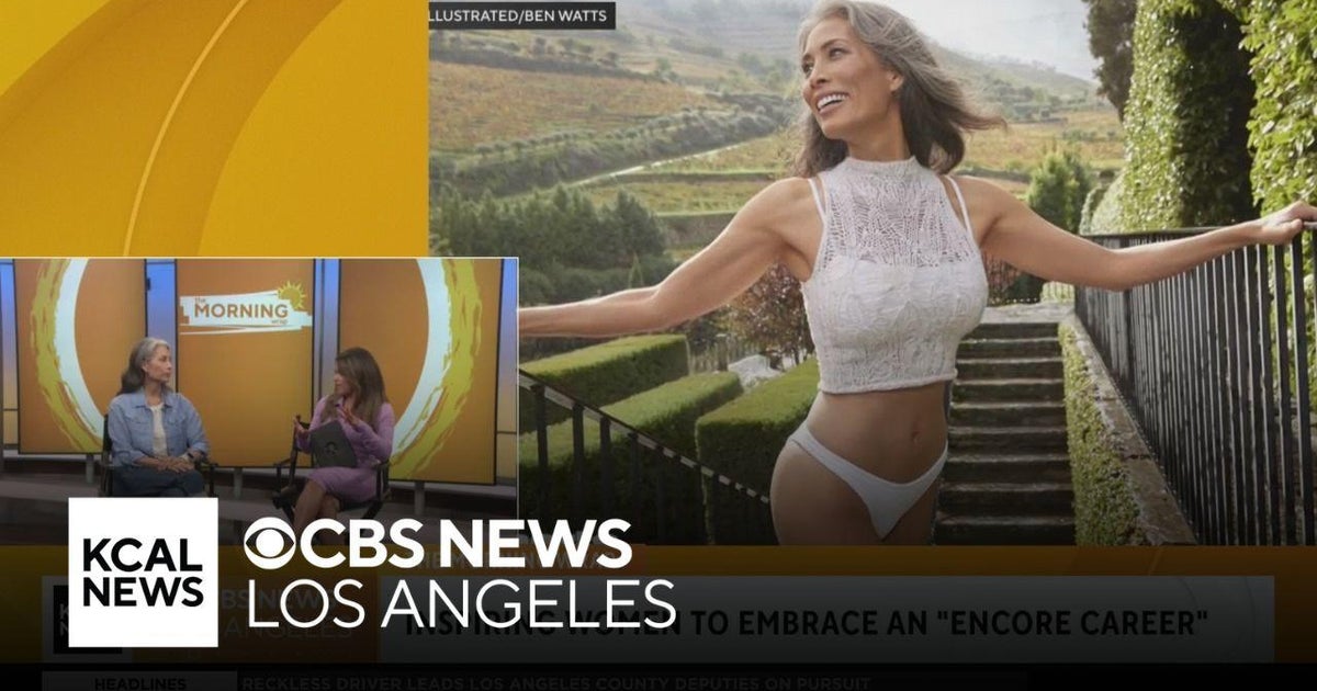 Sports Illustrated swim suit model embraces encore career at age 57 - CBS Los Angeles