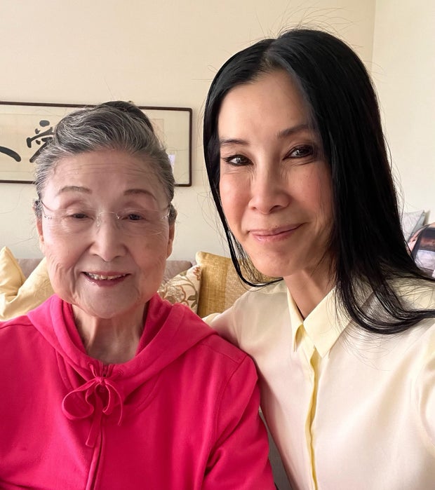 Lisa Ling with her mother-in-law, Grace Song.