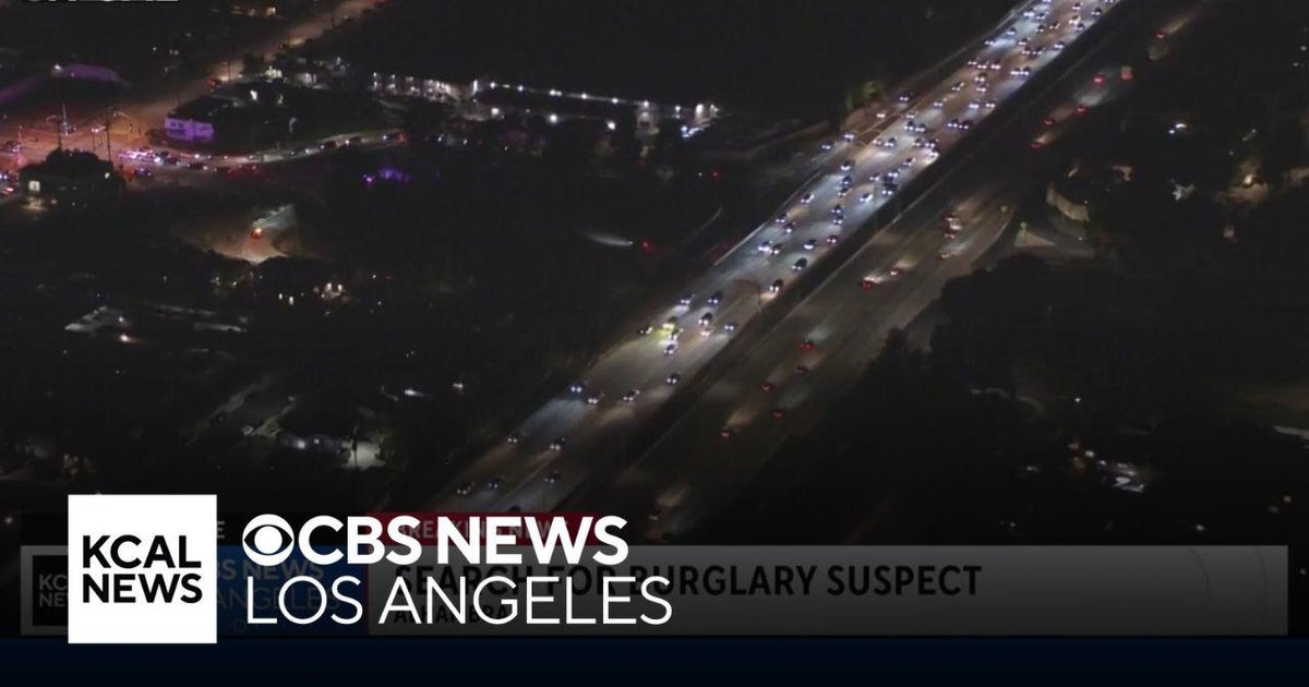 Search for burglary suspect - CBS Los Angeles