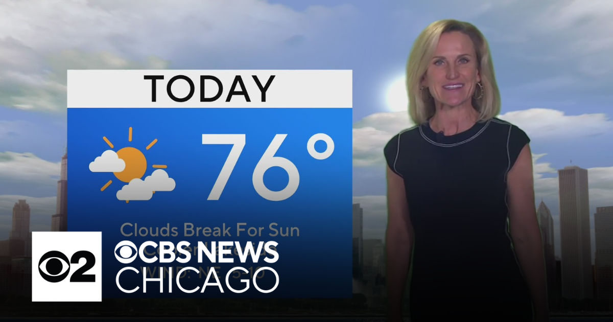 Dry with partly cloudy skies in Chicago - CBS Chicago