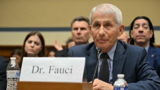 Dr. Anthony Fauci, former director of the National Institute of Allergy and Infectious Diseases (NIAID), arrives for a closed-door interview with the House Select Subcommittee on the Coronavirus Pandemic at the U.S. Capitol January 8, 2024 in Washington, DC. 