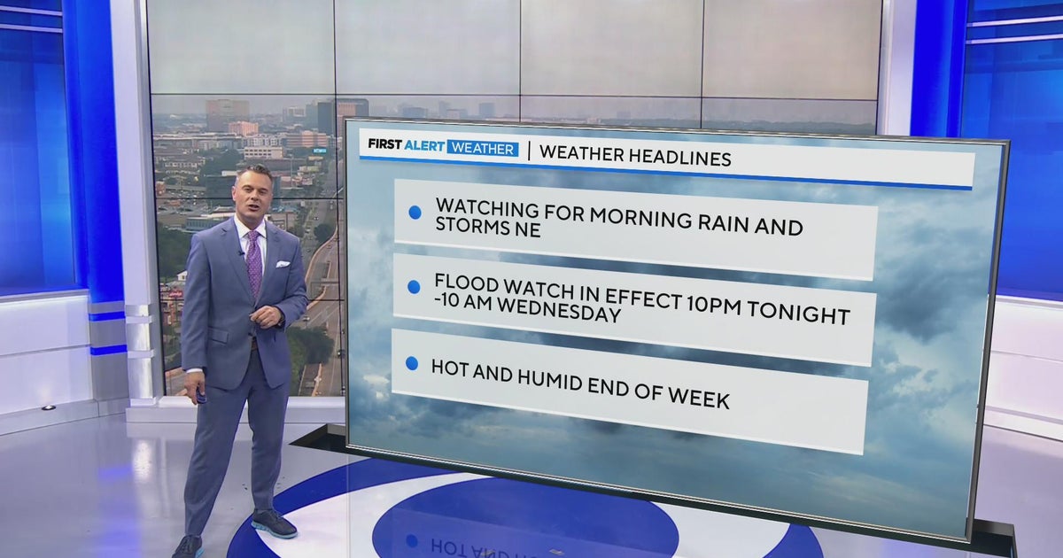 More rain, storms on way in North Texas - CBS Texas