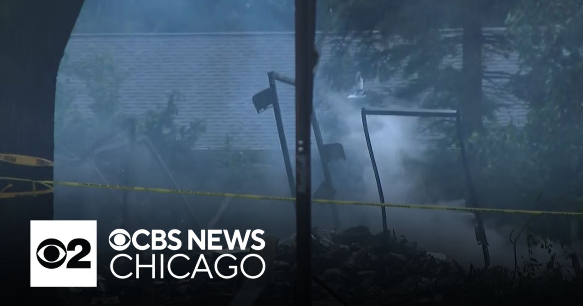 Resident unaccounted for after explosion destroys house in north Chicago suburb - CBS Chicago