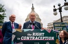 Senate Majority Leader Chuck Schumer speaks during a news conference on the Right to Contraception Act outside the U.S. Capitol on June 5, 2024 in Washington, DC. 