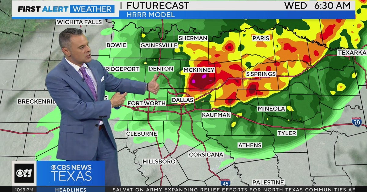 Another round of rain, storms in North Texas - CBS Texas