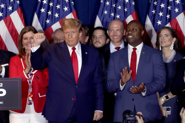 Donald Trump Holds Primary Night Event In Columbia, SC