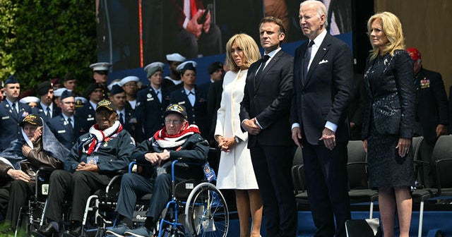 Watch: D-Day commemoration ceremony in Normandy with Biden and Macron | full video - CBS News