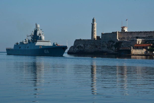CUBA-RUSSIA-BATTLE SHIP