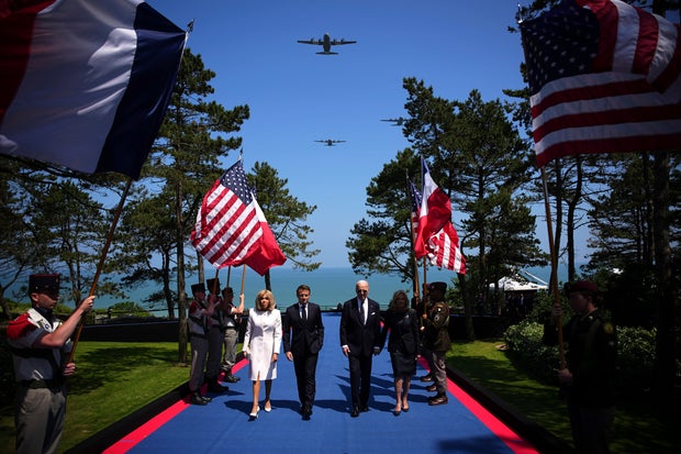 Biden lauds WWII veterans on D-Day 80th anniversary, vows NATO solidarity in face of new threat to democracy