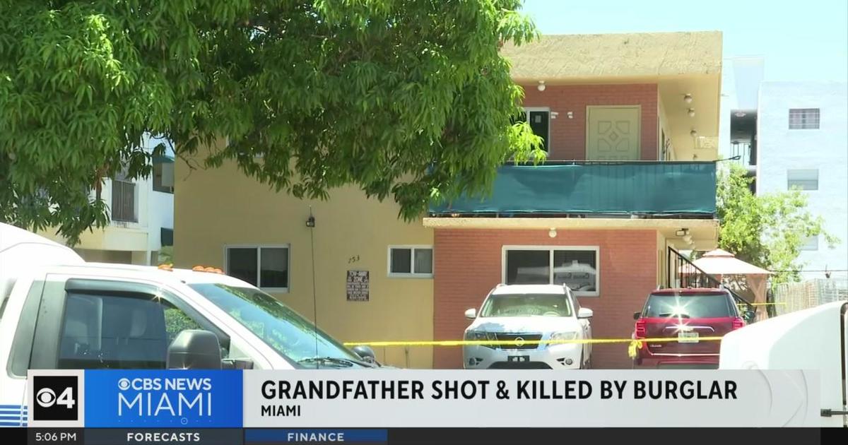 Grandpa shot, killed by burglar in Miami
