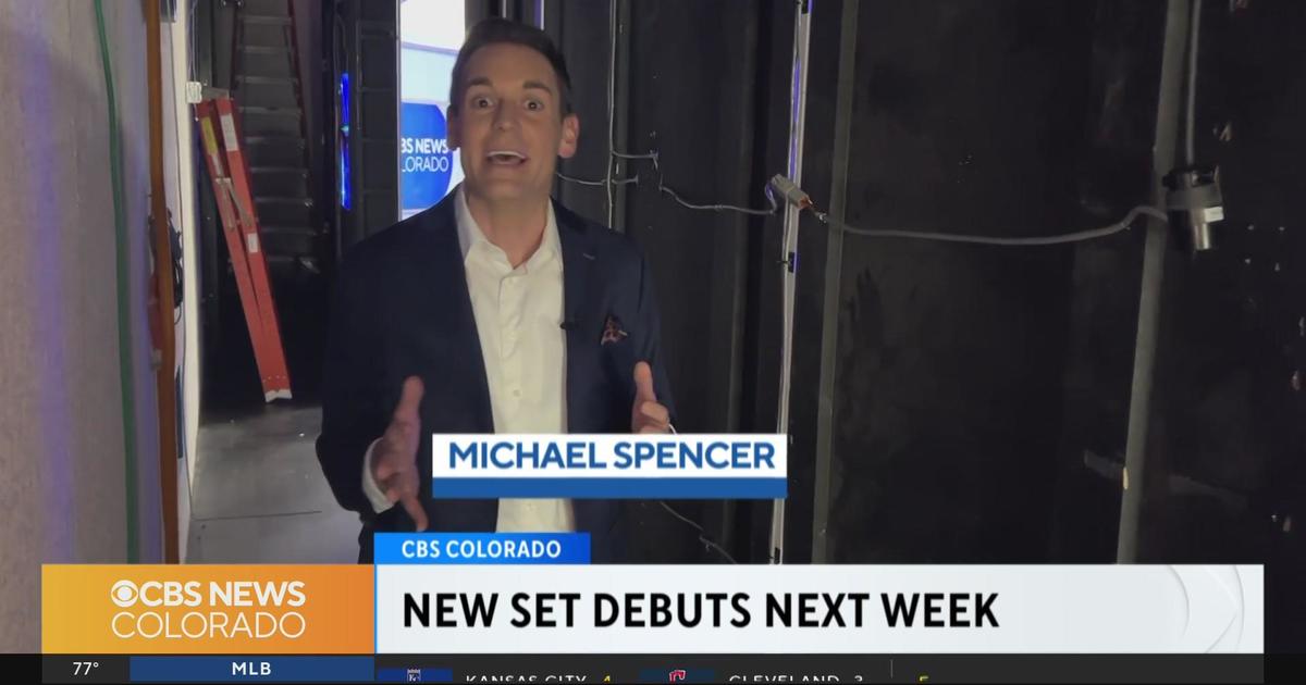 CBS Colorado will debut new news set soon