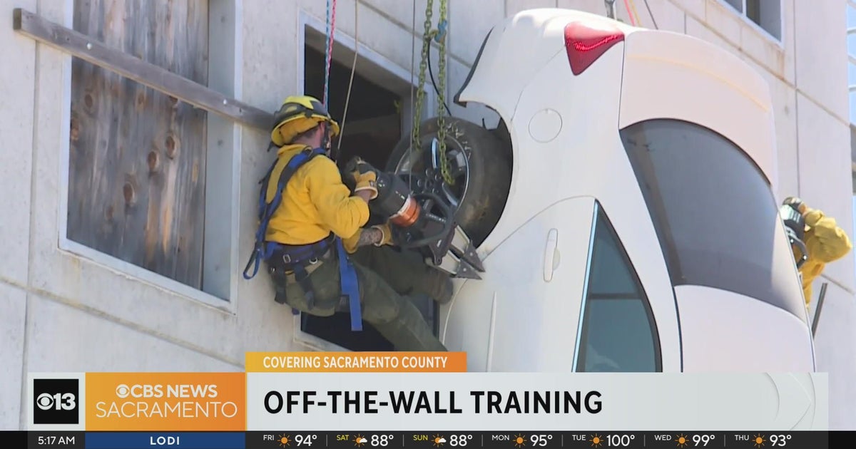 Sacramento-area fire crews practice prying people out of cars