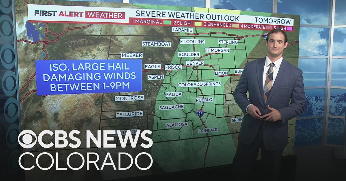 Another round of hail and damaging winds expected across Colorado again Monday
