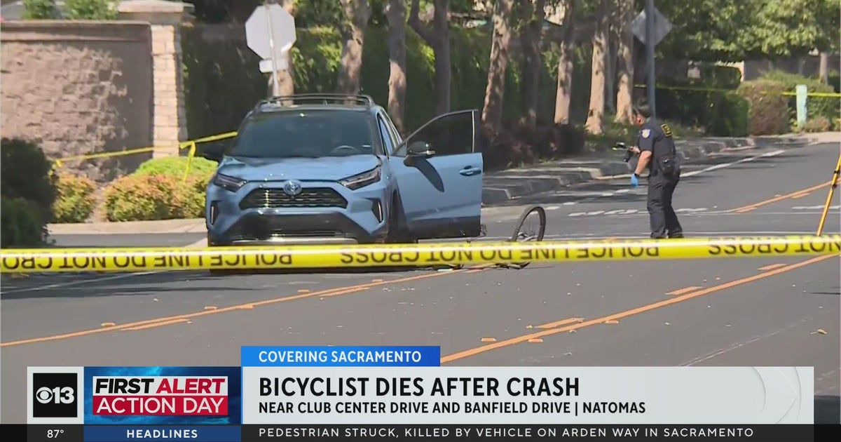 Bicyclist dies after crash in North Natomas - CBS Sacramento