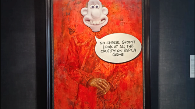 New King Charles portrait vandalized at London gallery