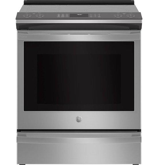 GE Profile 5.3 Cu. Ft. Slide-In Electric Induction True Convection Range with No Preheat Air Fry and Wi-Fi
