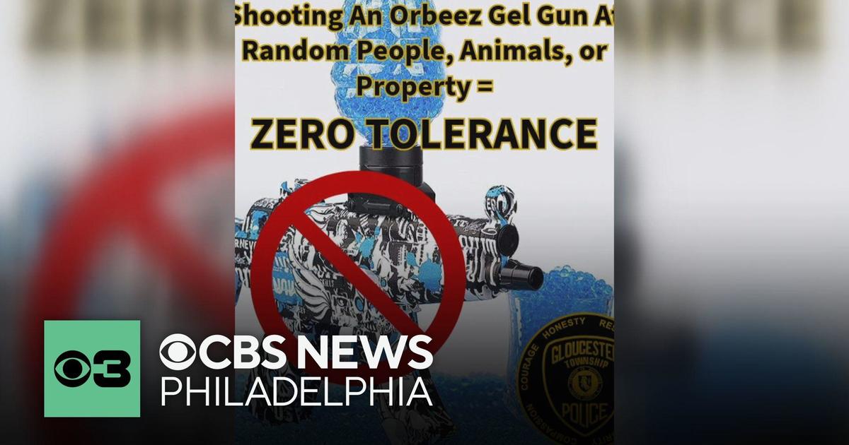 NJ police department warns against shooting Orbeez guns - CBS Philadelphia
