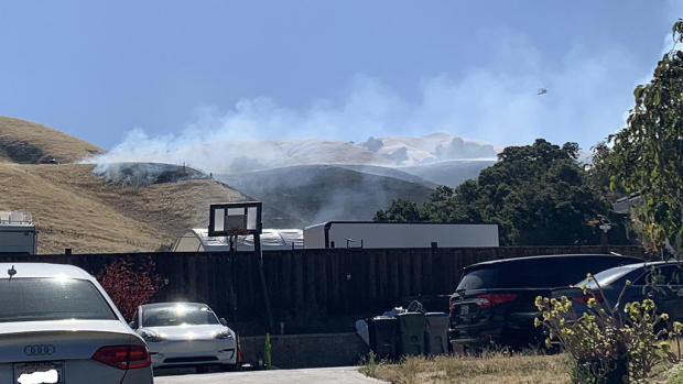 Felipe Fire in East San Jose Hills 