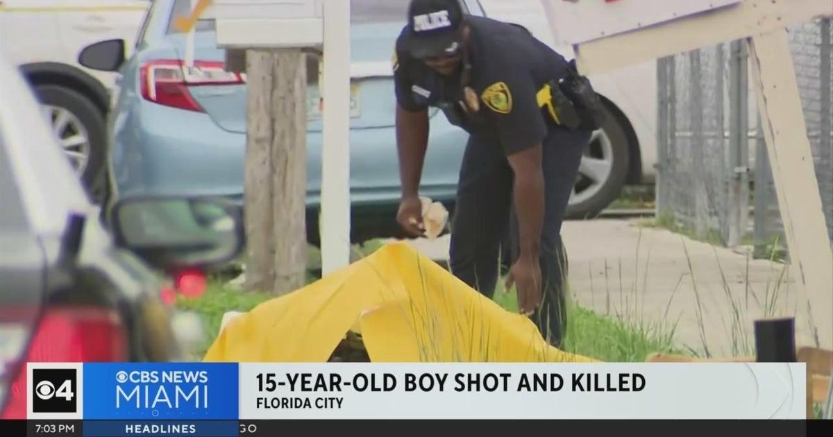 15-year-old boy shot in the head and killed in Florida City - CBS Miami