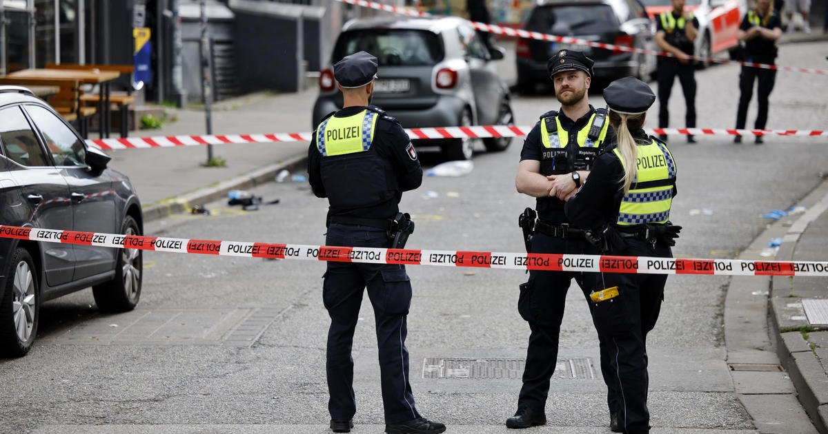 German police shoot man wielding ax in Hamburg hours before soccer match