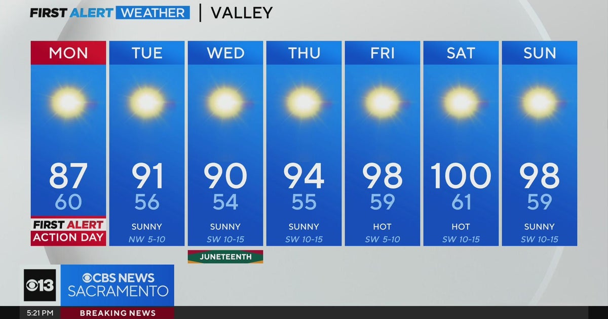 Sunday evening weather forecast - June 16, 2024