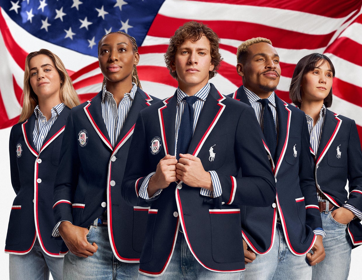 Ralph Lauren unveils Team USA uniforms for 2024 Paris Olympics ...