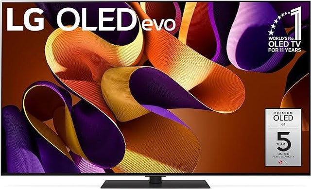 LG 55-Inch Class OLED evo G4 Series Smart TV 