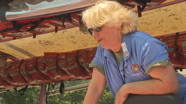 Duck boat pilot Julia Larson 
