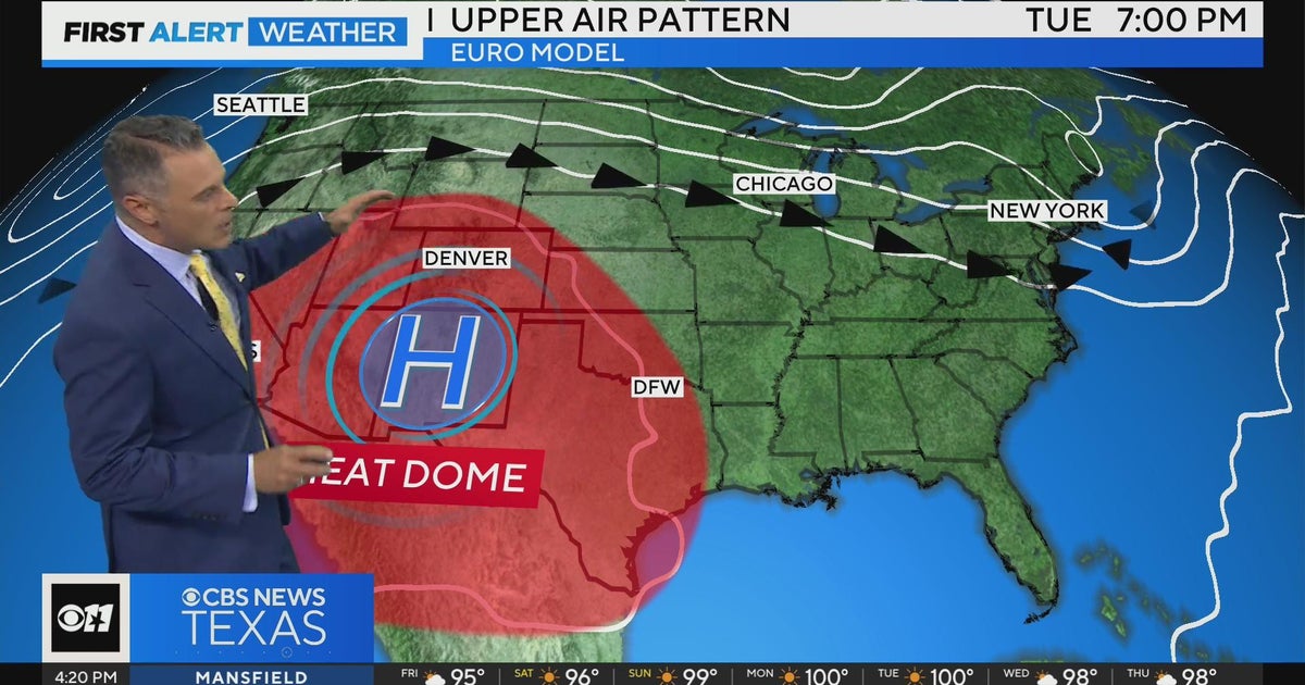 Summer temperatures in North Texas stay in the 90s - CBS Texas