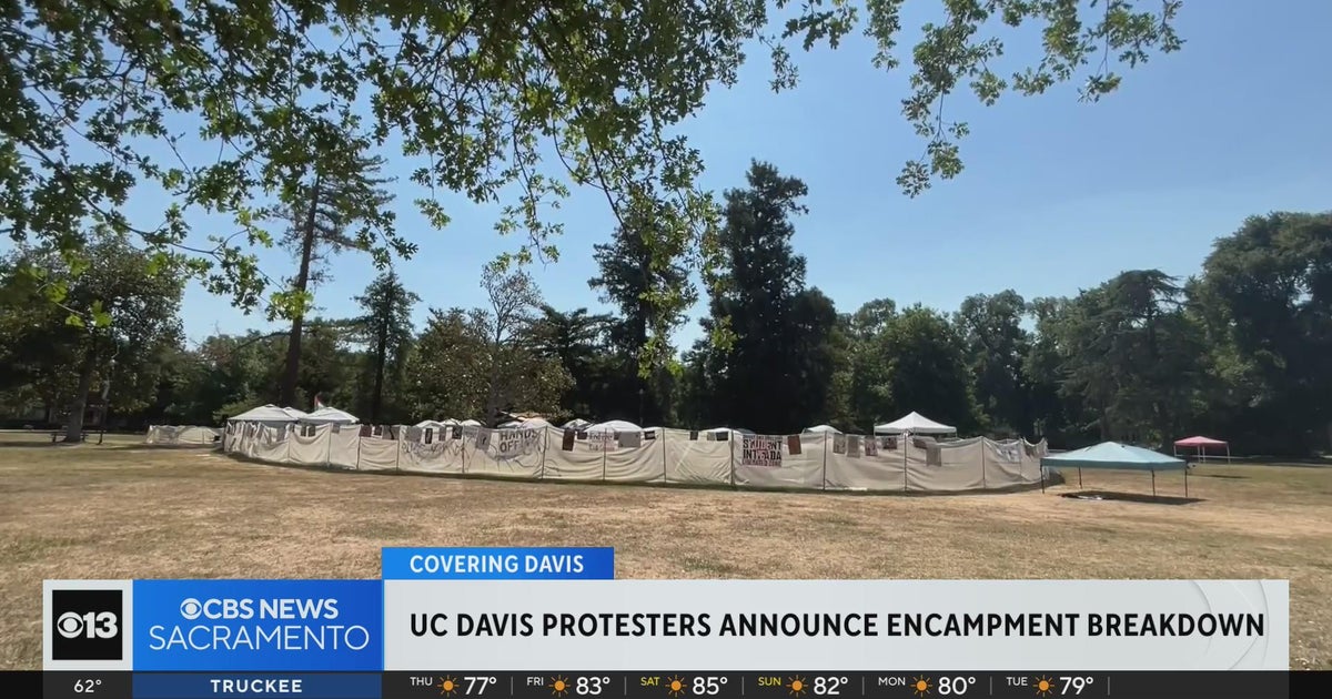 UC Davis protesters announce breakdown of encampment