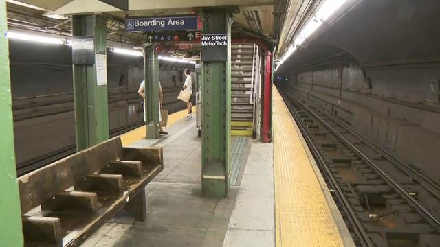 The platform at the Jay Street-MetroTech subway station in Brooklyn. 
