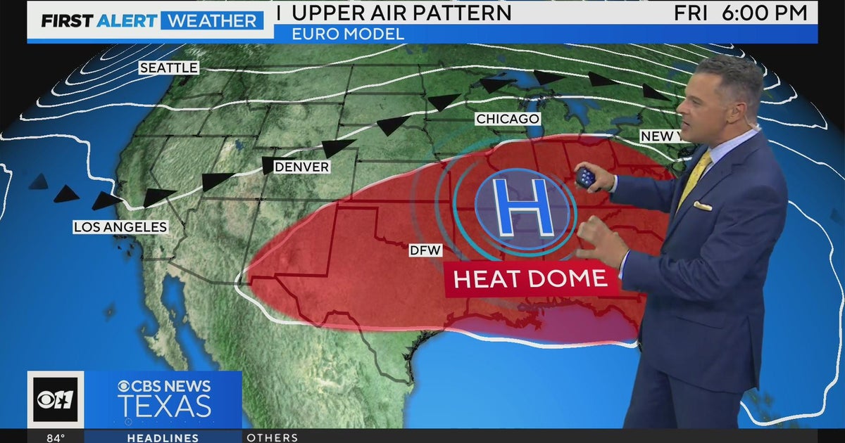 Triple-digit heat develops in North Texas - CBS Texas