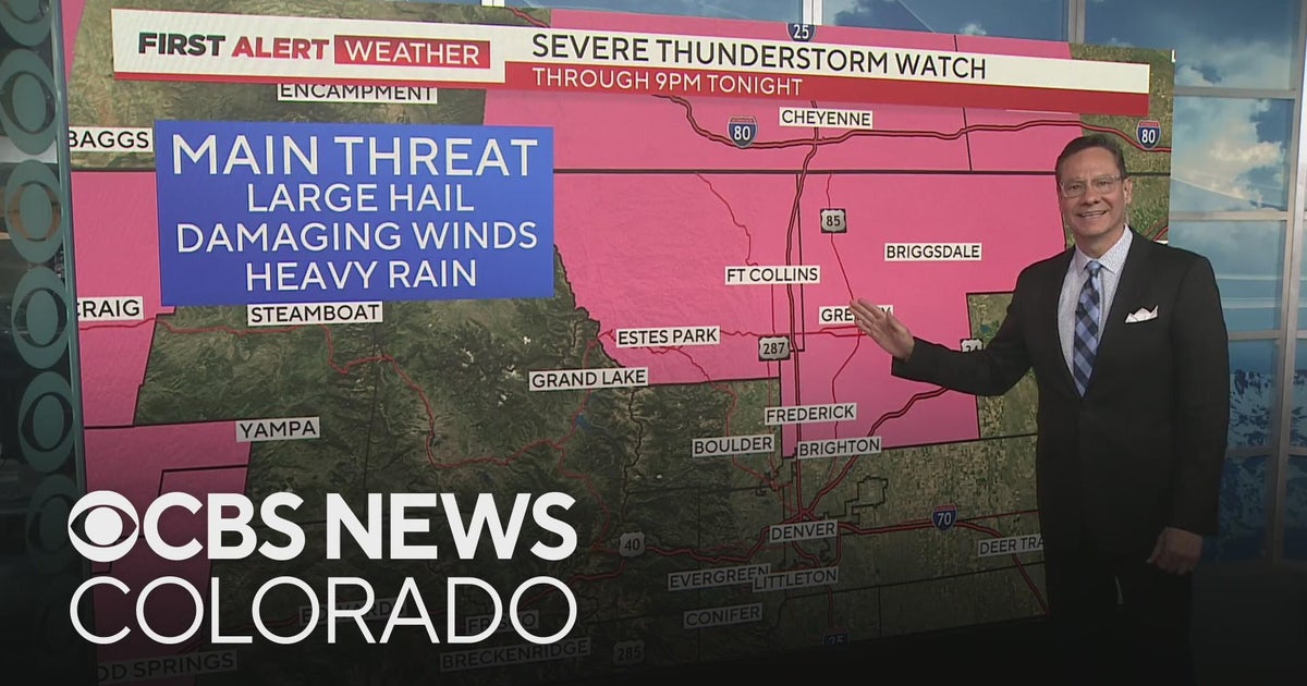 Friday storms before heatwave begins this weekend and beyond - CBS Colorado