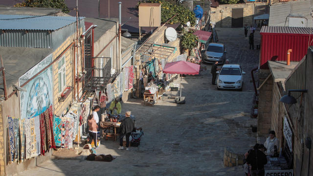 FILE PHOTO: A general view of a street in the ancient city of Derbent 
