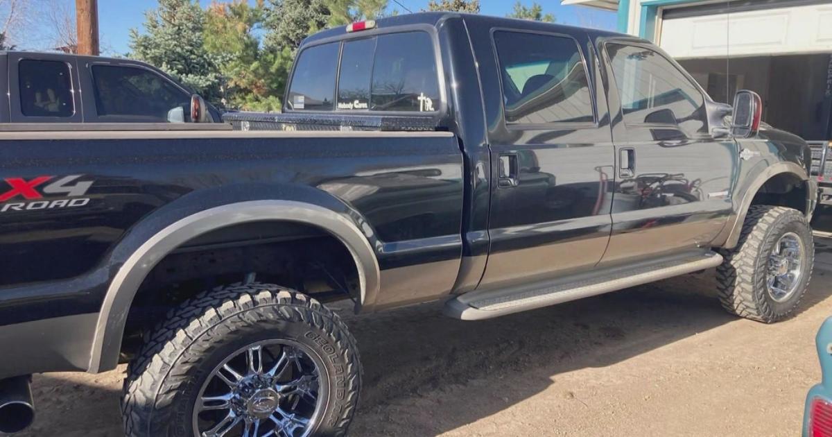 Pickup truck left to late Colorado firefighter’s son stolen – CBS Colardo