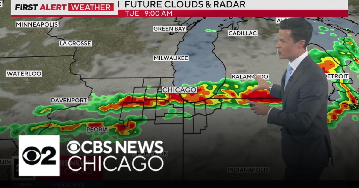 Some storms in Chicago Monday night, severe weather concern for early ...
