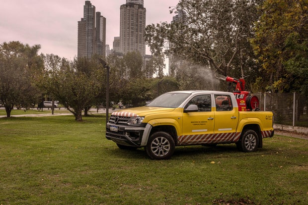 Fumigation Efforts As Argentina Combats Dengue Surge