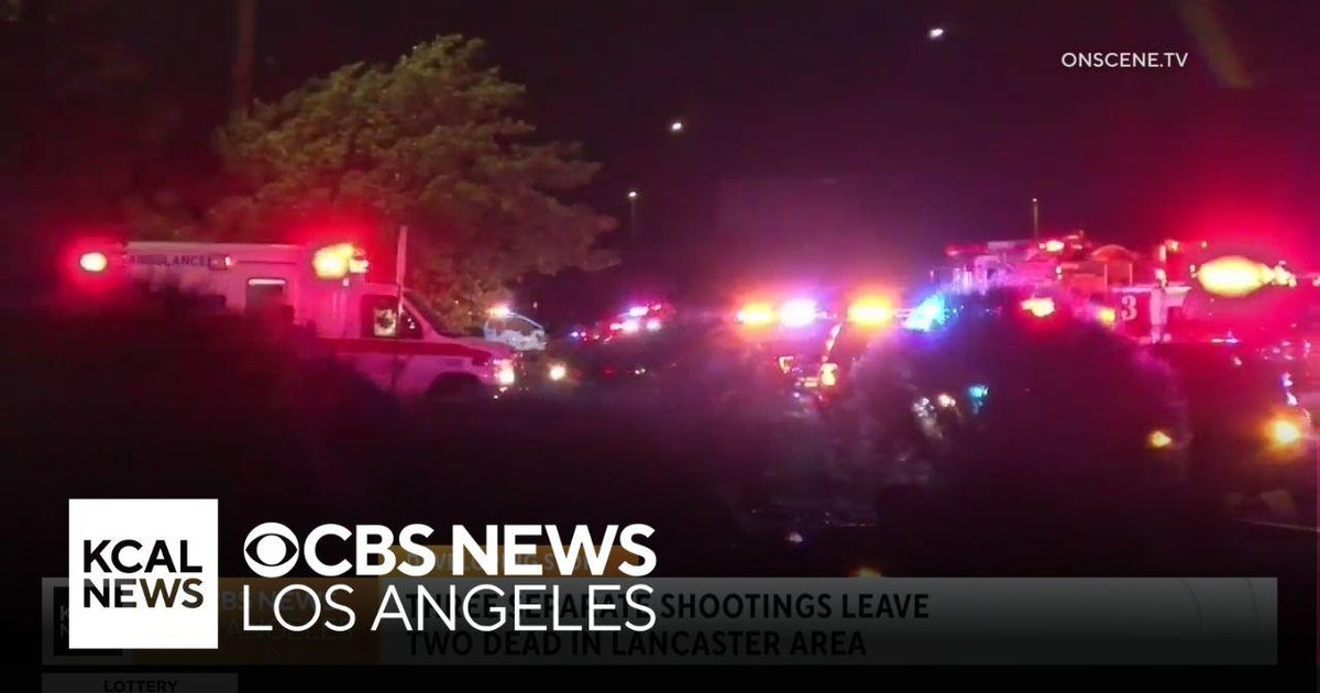 2 dead after 3 shootings in Lancaster area - CBS Los Angeles