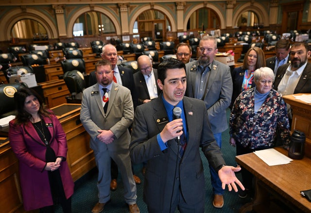 Legislators hold press conferences to talk about the 2024 session at the Colorado State Captiol