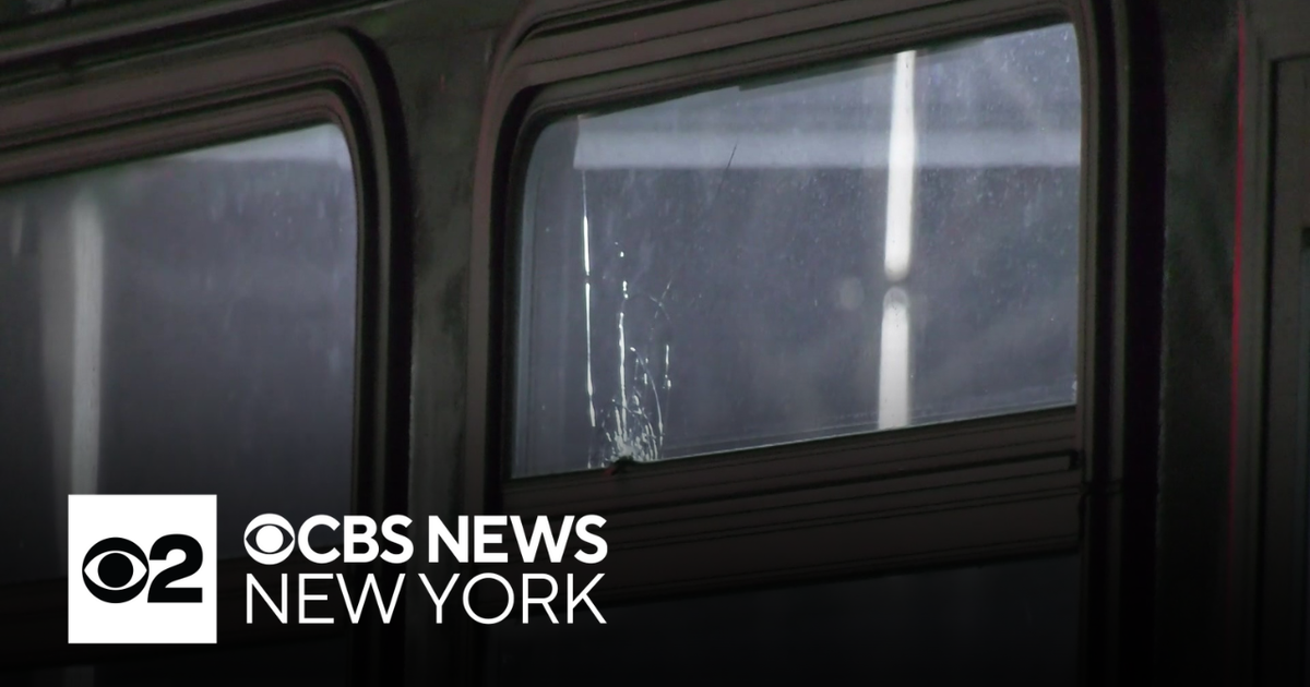 MTA bus struck by stray bullet in Harlem - CBS New York