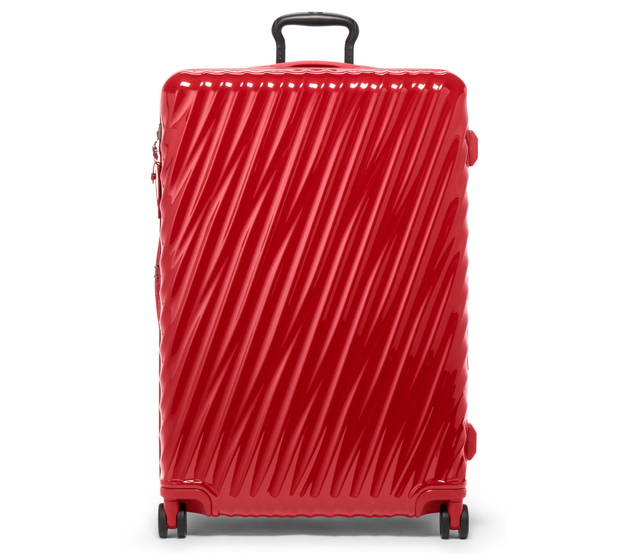 This durable hardcase polycarbonate luggage is made from recycled materials with a matte finish. It comes in four colors and features retractable top and side handles as well as a telescoping handle for easy maneuvering. This hard case luggage piece is currently on sale for $665, reduced from $950. Why we like the Tumi 19 Degree packing case: It features a three-stage adjustable design, accommodating various heights for comfortable maneuverability. the four recessed dual spinner wheels provide smooth, 360-degree movement.