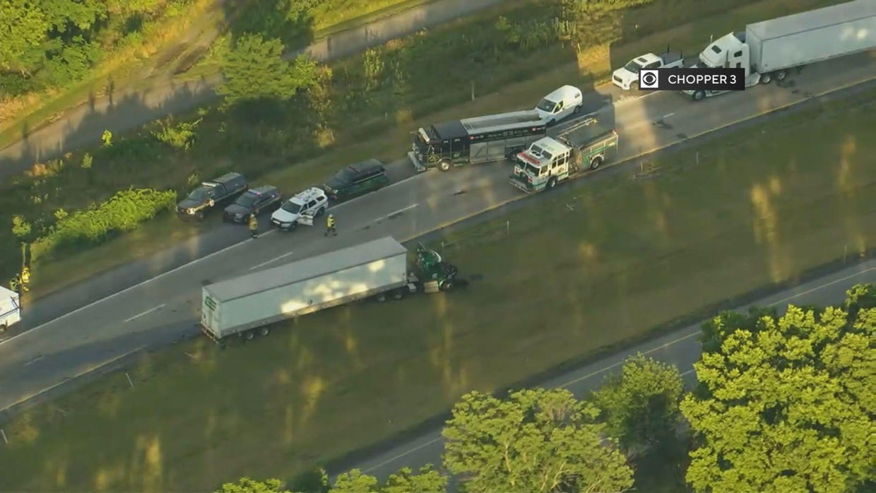 Route 422 reopens after fatal tractor trailer crash today CBS Philadelphia