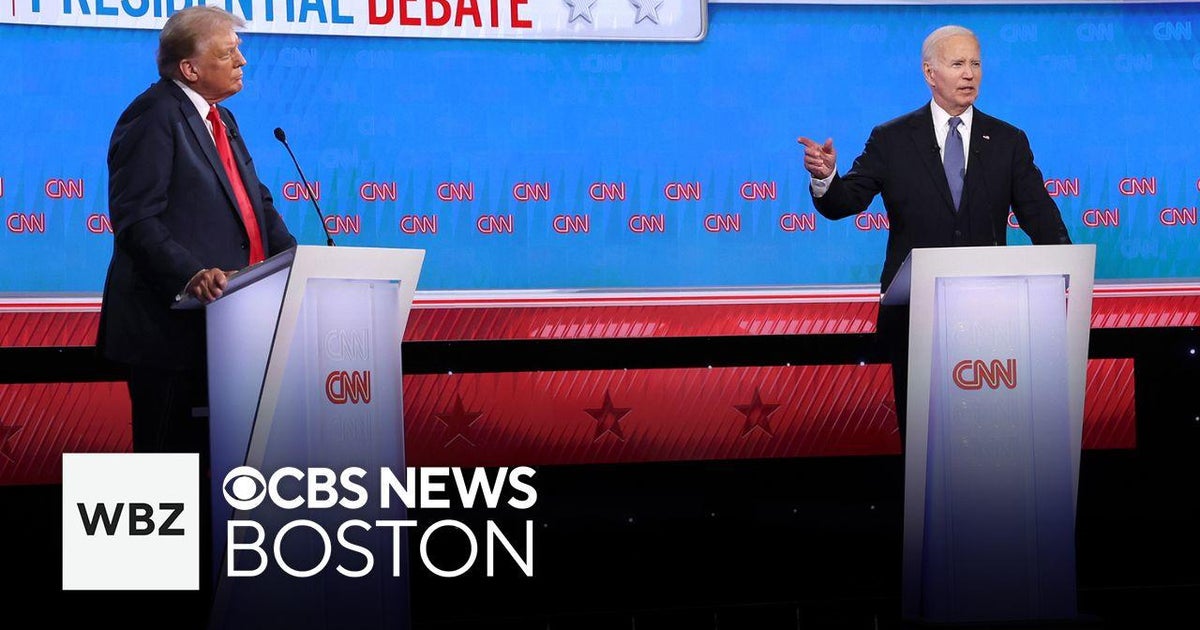 Biden, Trump meet in first 2024 presidential debate - CBS Boston
