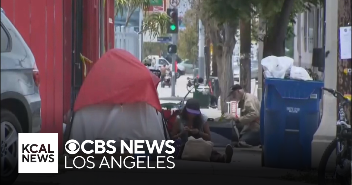 LA's homeless population drops for the first time in years - CBS Los ...