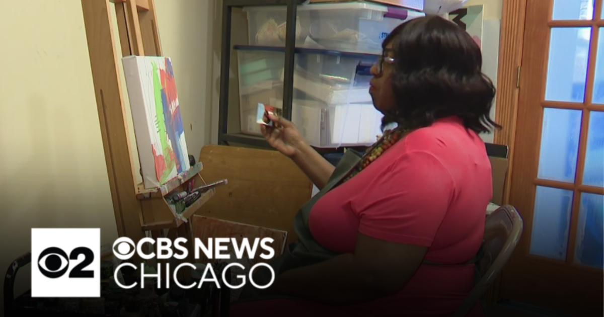 Chicago artist Minnie Watkins has a new mission in her work after suffering a stroke