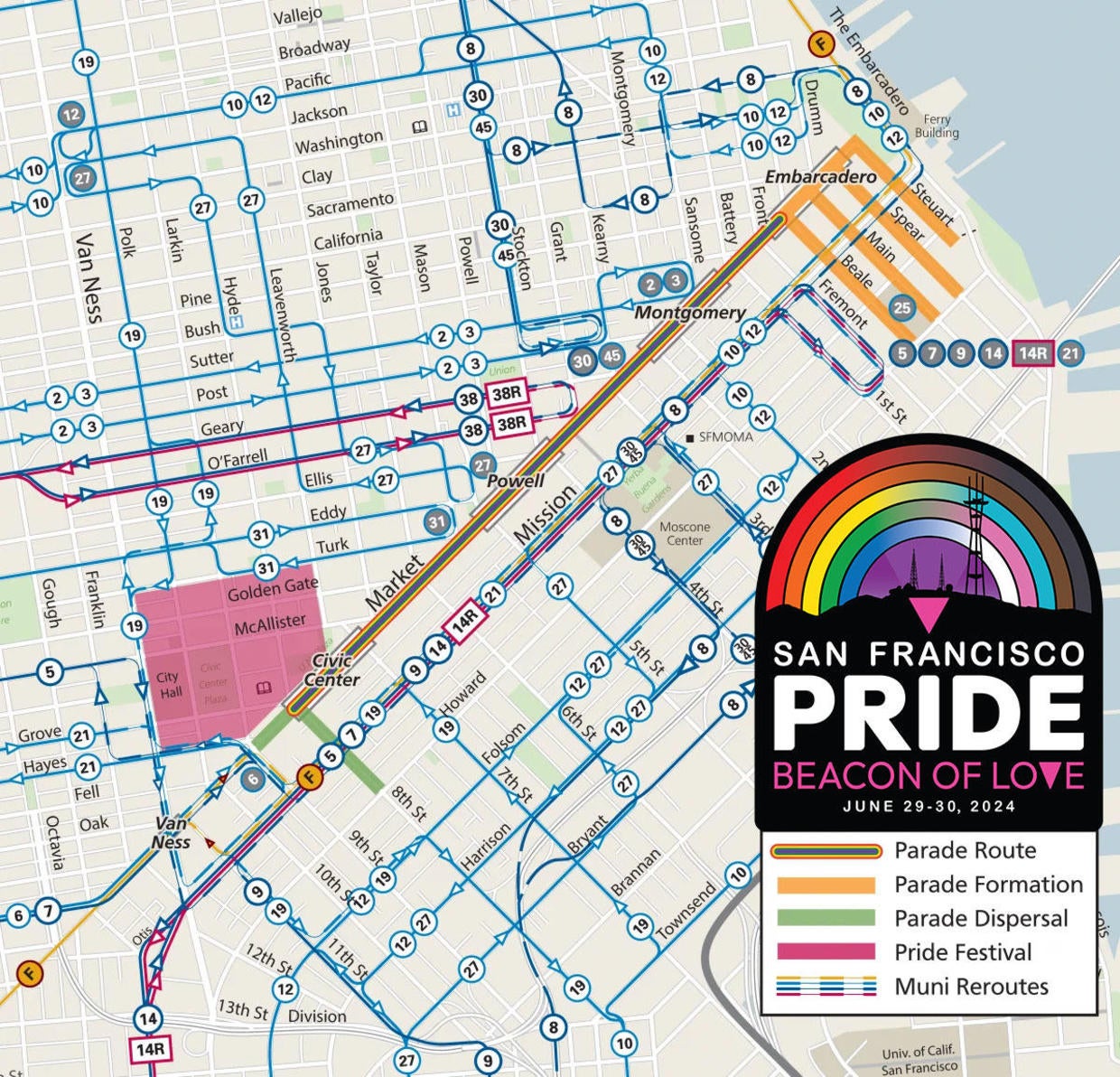 This weekend, San Francisco’s Pride Parade and Celebration is happening