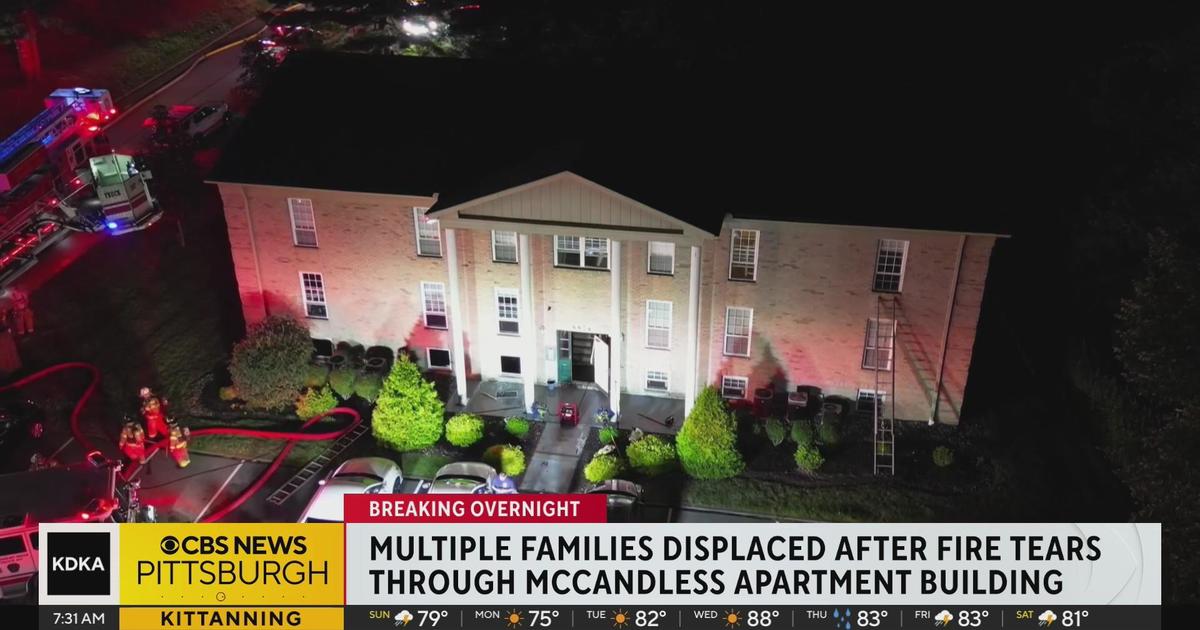 11 families displaced after apartment fire in McCandless