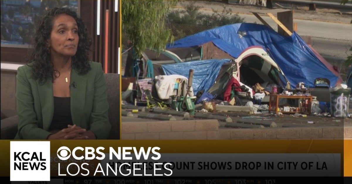 Homeless count drops in Los Angeles - CBS Los Angeles
