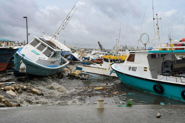 Barbados Hurricane Beryl damage 